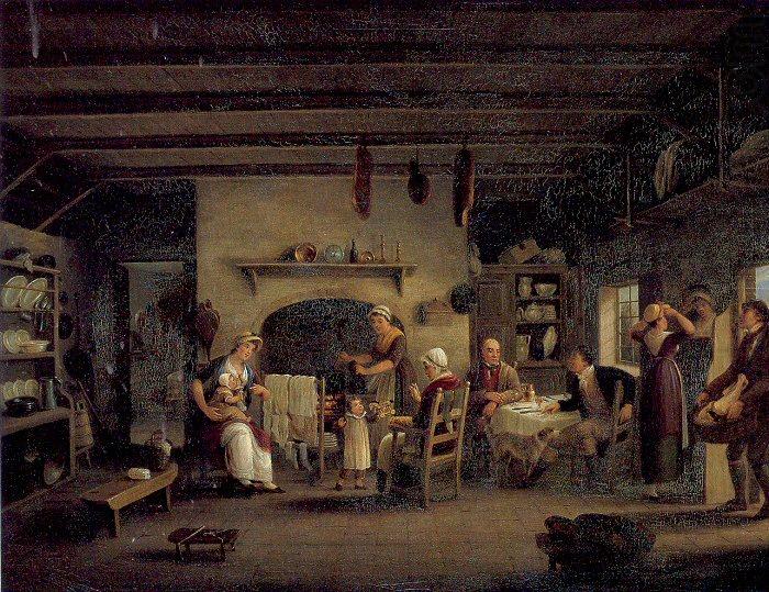 Mulvany, John George Cottage Interior china oil painting image